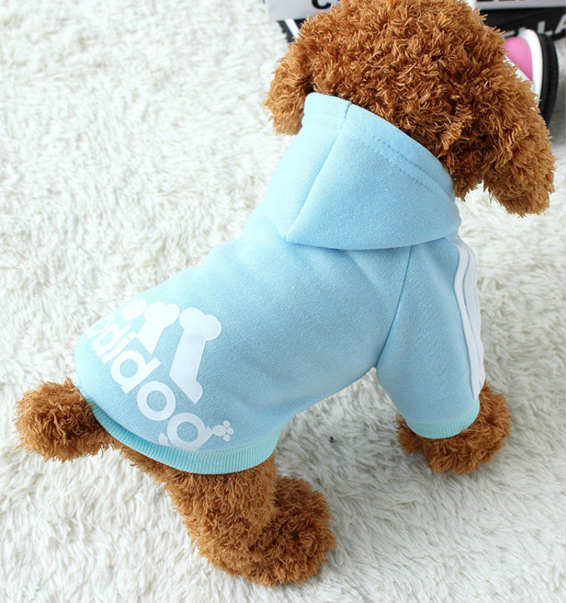 Two Legged Cotton Warm Dog Hoodie