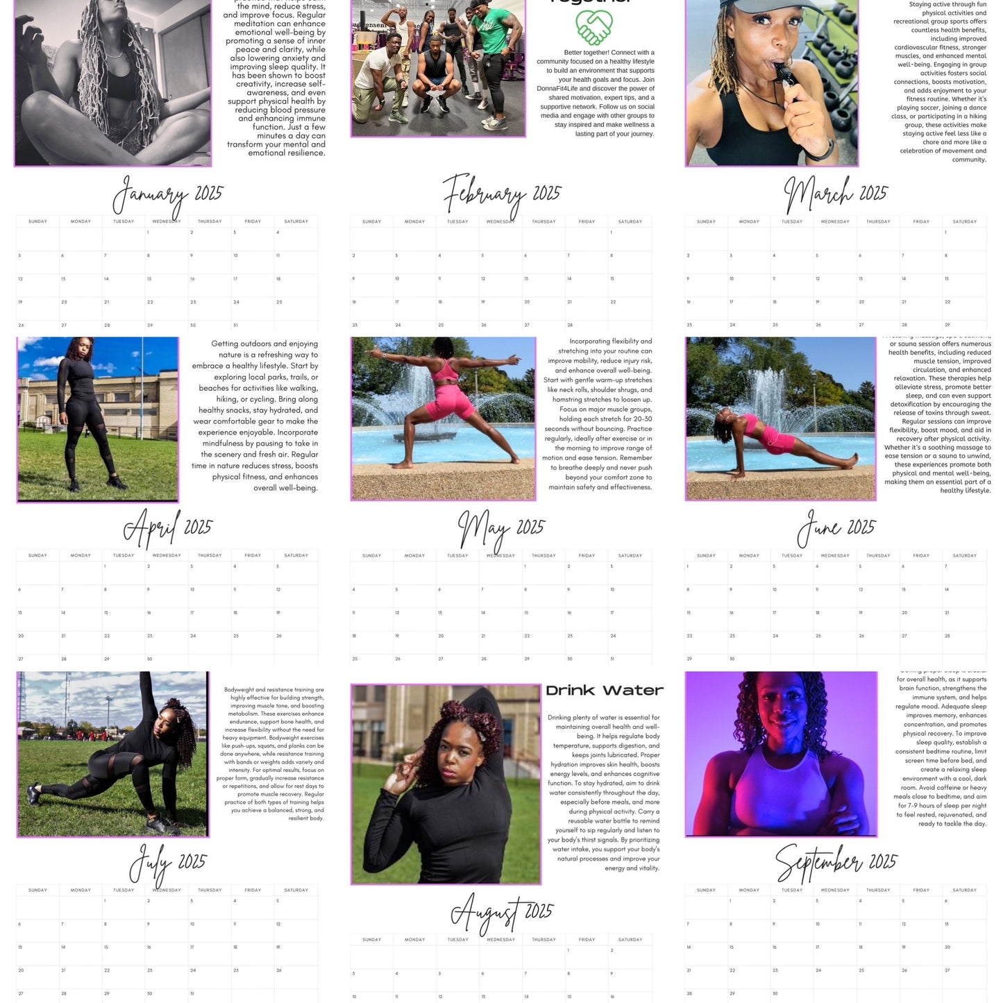 Fit4Life Calendar