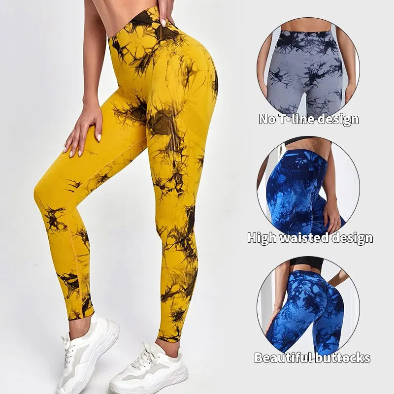 Tie Dye Leggings Women